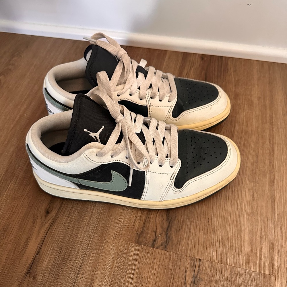 Nike Air Jordan Low Black and White Sneakers